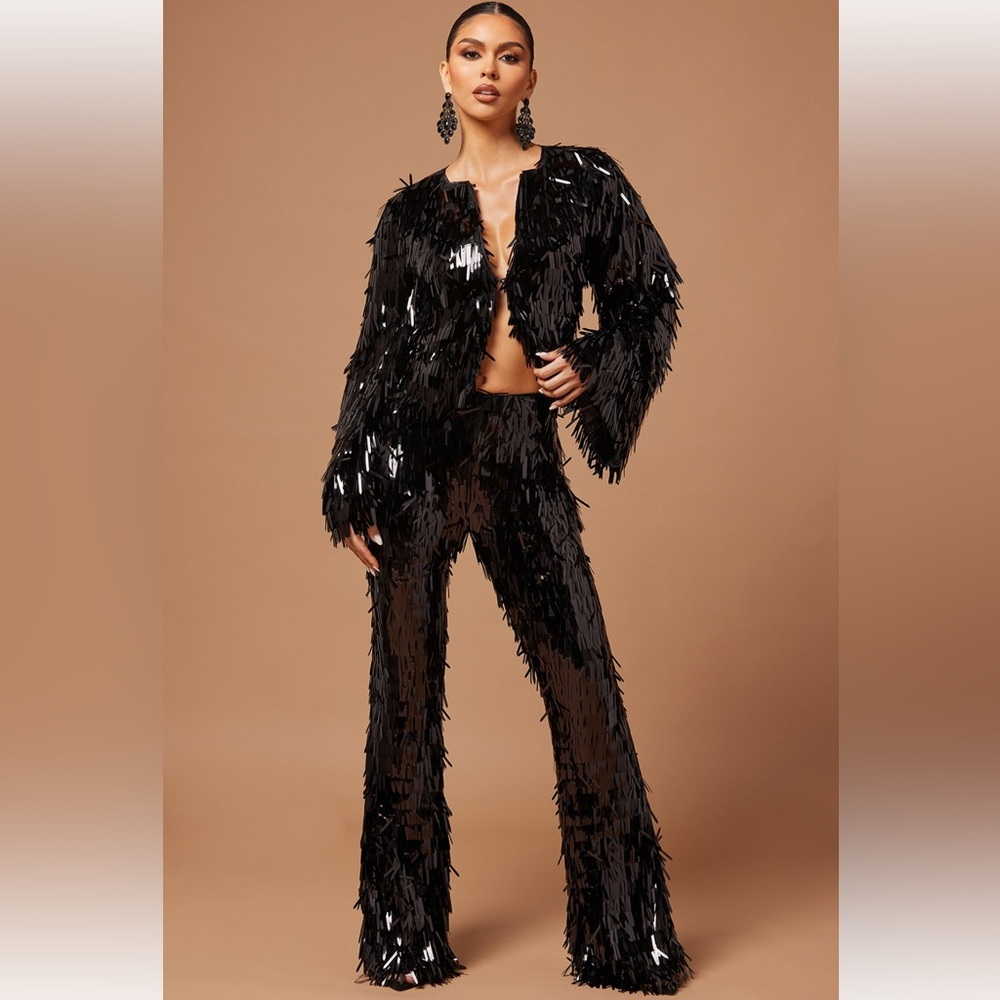Sequin jacket and pants - new with tags